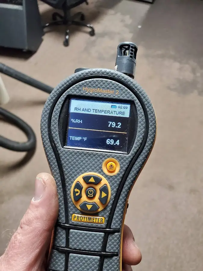 Moisture meter humidity assessment for Fire & Smoke Damage Restoration in Tuscumbia